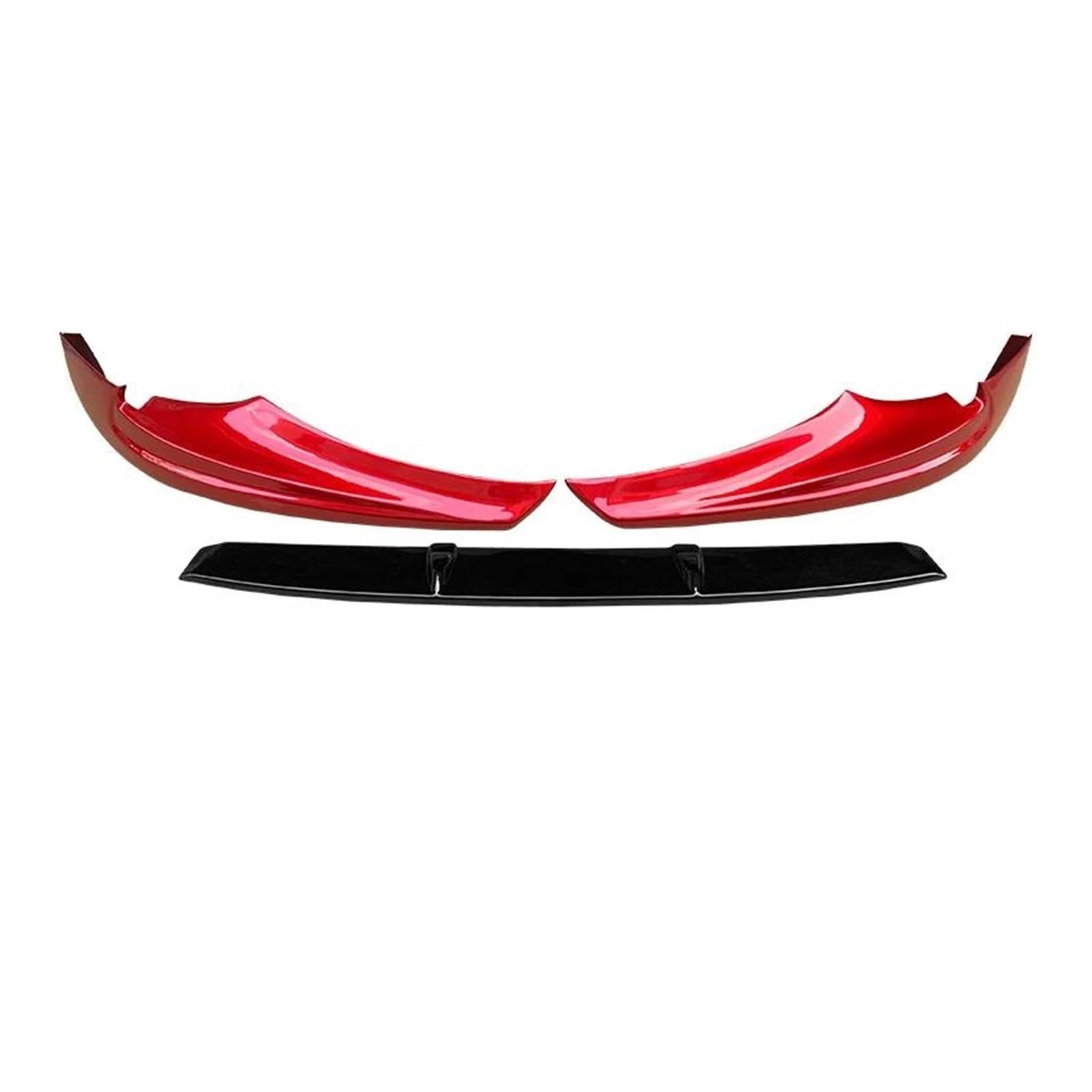 Auto Bumper Frontspoiler Für Mazda 6 Für Limousine 4 Tür 2017 2018 2019 Auto Front Stoßstange Splitter Lip Spoiler Diffusor Schutz Körper Kit Tuning Außen(Red Black) von SGHFUVE