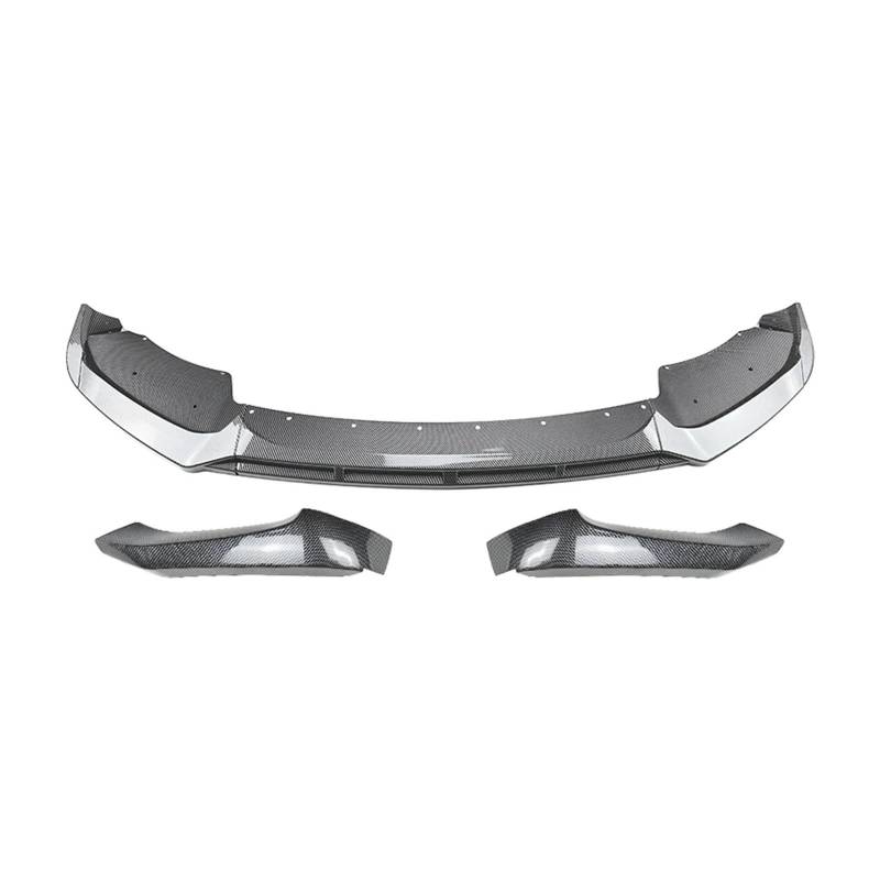 Auto Bumper Frontspoiler Für X3 Für F25 Für X4 Für F26 Für LCI Für Sport 2014-2017 Auto Frontspoilerlippe Unterer Splitter & Seitlicher Eckenschutz(Kohlefaser-Optik) von SGHFUVE