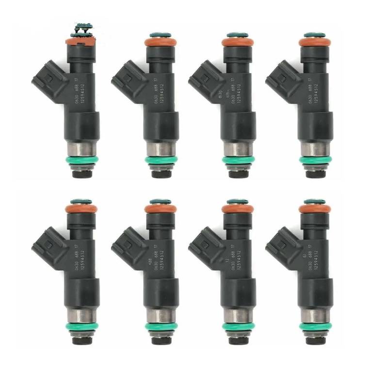 Auto Einspritzdüse 8 Stücke Kraftstoff Injektoren Set Für Chevrolet Für Avalanche 2007-2009 5,3 L V8 12594512 217-2436 Adapter Kraftstoff System Ersetzen Fuel Injector von SGHFUVE