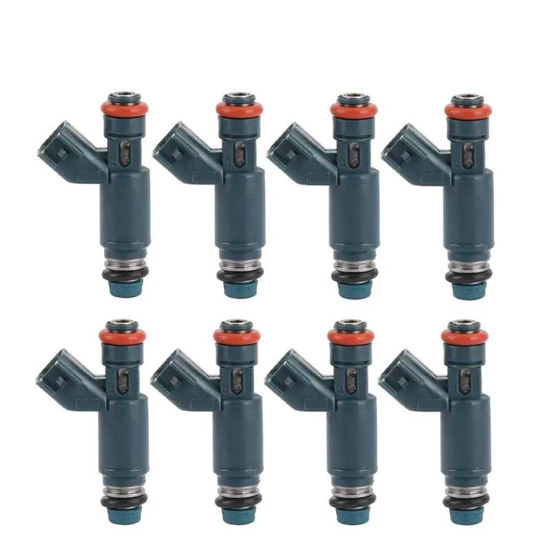 Auto Einspritzdüse 8Pcs Für Land Für Rover Für LR3 Für Range Für Rover Für Sport 4,2 L 2006-2009 Kraftstoff Injektoren Düse 4650544, AJ811177 Fuel Injector von SGHFUVE