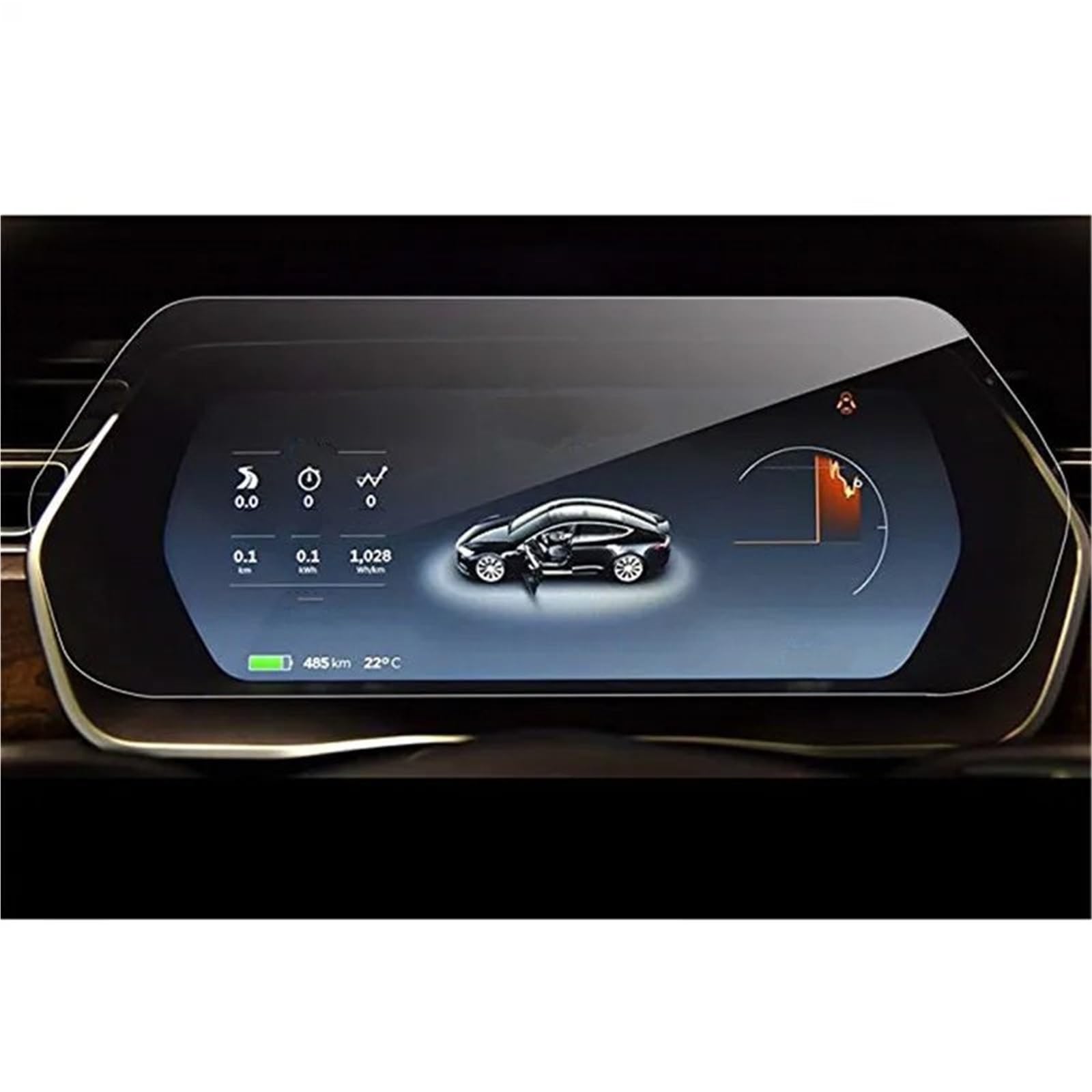 Displayschutzfolie 12,3 Zoll Instrumententafel-Displayschutz Aus Gehärtetem Glas Für Tesla Für Modell S Für Modell X 2012 2013 2014 2015 2016 2017 Navigation Schutzfolie von SGHFUVE