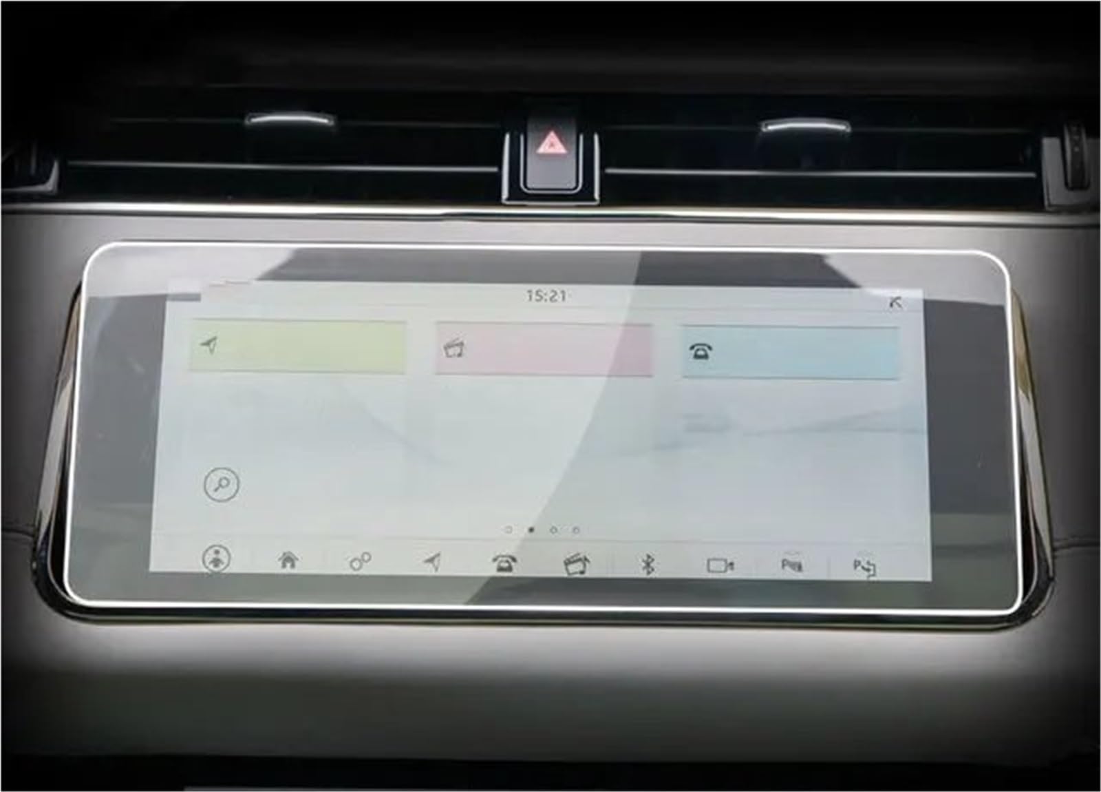 Displayschutzfolie Auto GPS Navigation Schutzfolie LCD Bildschirm Gehärtetem Glas Displayschutzfolie Für Land Für Range Für Rover Für Evoque 2020 2021 Navigation Schutzfolie(B) von SGHFUVE