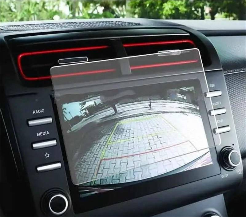 Displayschutzfolie Displayschutz Aus Gehärtetem Glas Für Hyundai Für Creta 2021 2022, Auto-Infotainment, GPS-Radio, Navigation, Innenausstattung Navigation Schutzfolie(GPS 8 inch) von SGHFUVE