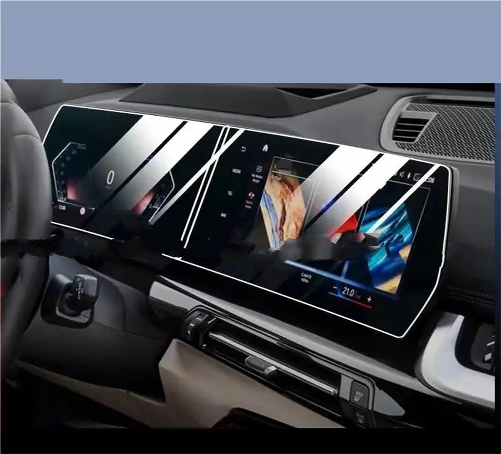 Displayschutzfolie Displayschutz Aus Gehärtetem Glas Für U10 U11 Für X1 IX1 2023 2024, Auto-Infotainment-Radio, GPS-Navigationszubehör Navigation Schutzfolie von SGHFUVE