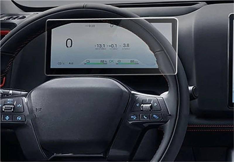 Displayschutzfolie Displayschutzfolie Aus Gehärtetem Glas, Armaturenbrett-Bildschirm, Armaturenbrett Für BYD Für Shark 2024 2025, 10,25 Zoll Instrument Navigation Schutzfolie von SGHFUVE