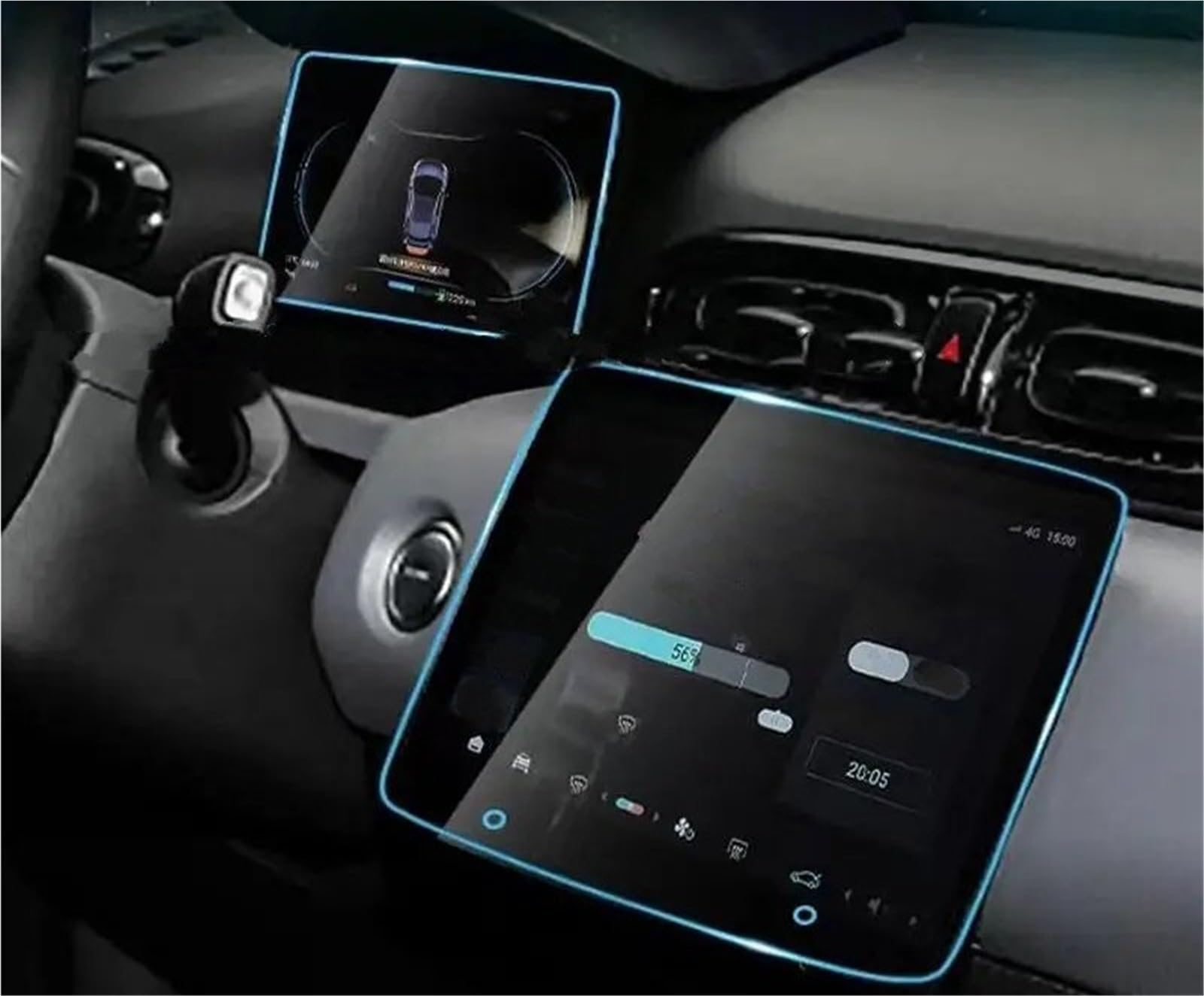 Displayschutzfolie Displayschutzfolie Aus Gehärtetem Glas Für Leapmotor T03 2022 2023, GPS-Navigation Und Instrumenten-Innenausstattung Navigation Schutzfolie von SGHFUVE