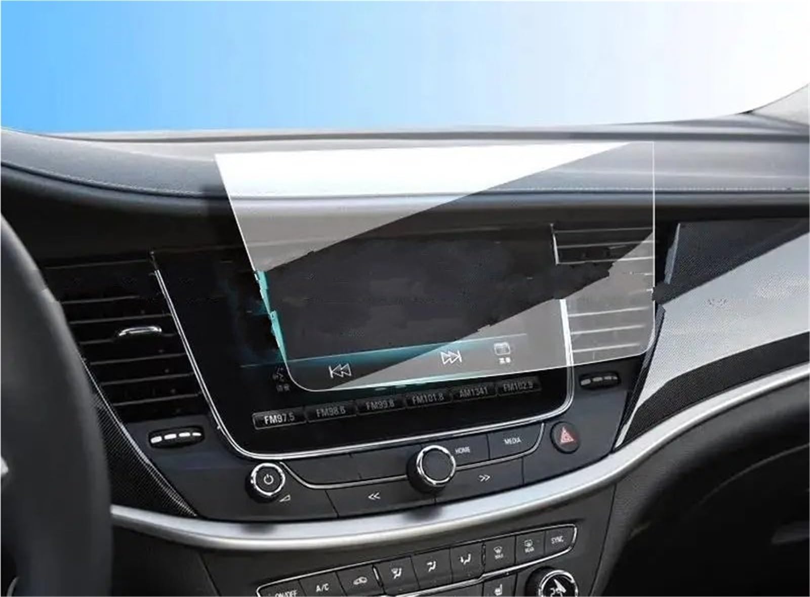 Displayschutzfolie Displayschutzfolie Aus Gehärtetem Glas Für Opel Für Vauxhall Für Astra K 2016–2020, Autoradio, GPS-Navigation, Innenausstattung Navigation Schutzfolie von SGHFUVE