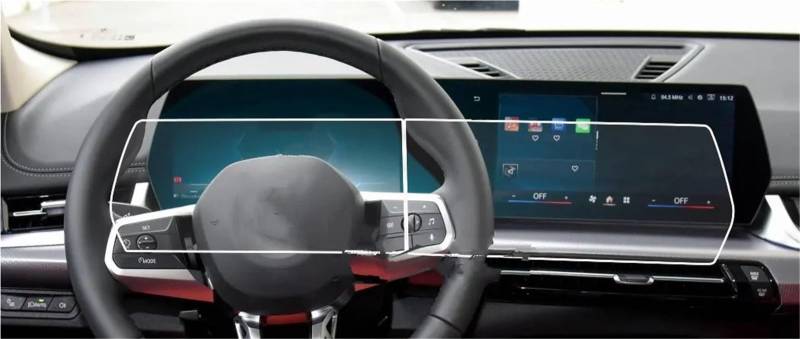 Displayschutzfolie Displayschutzfolie Aus Gehärtetem Glas Für U10 U11 Für X1 IX1 2023 2024, Auto-Infotainment-Radio, GPS-Navigation, Innenausstattung Navigation Schutzfolie von SGHFUVE