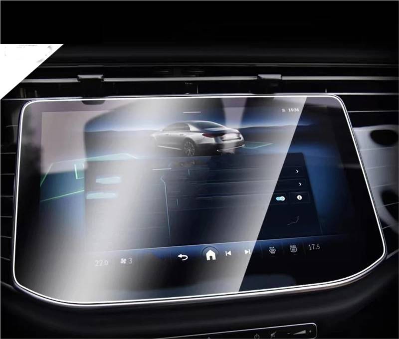 Displayschutzfolie Für Benz Für E-Klasse 2024 Auto GPS Navigation Center Touch Und Dashboard Gehärtetem Glas Displayschutzfolie Navigation Schutzfolie(GPS) von SGHFUVE