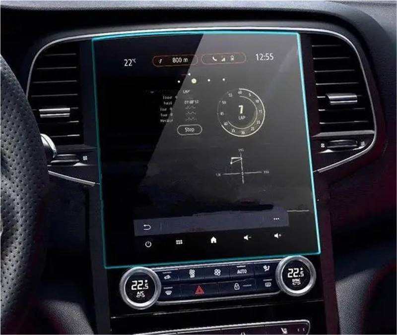 Displayschutzfolie PET-Displayschutzfolie Für Megane 4 Für Multimedia Für Easy 2023 9,3 Zoll Auto-Multimedia-Radio-Display Auto-Innenausstattung Navigation Schutzfolie von SGHFUVE