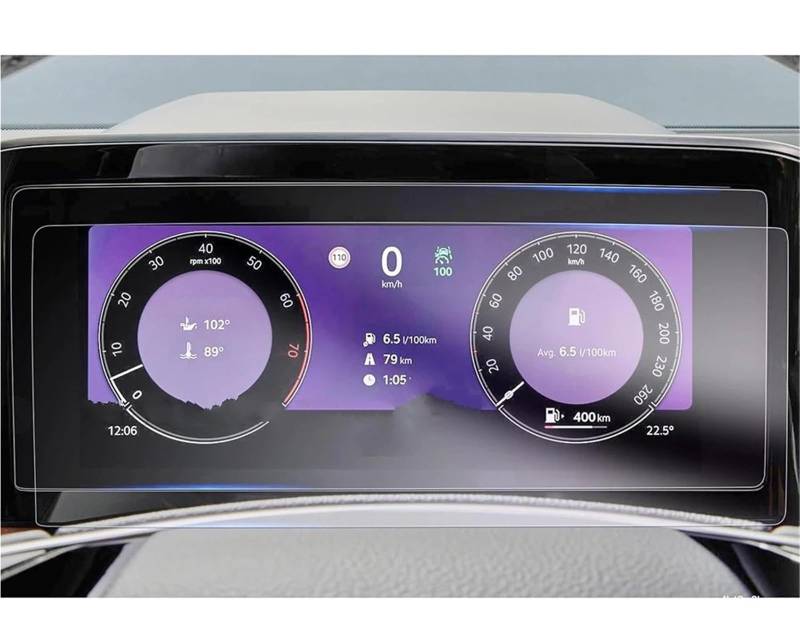 Displayschutzfolie PET-Schutz Für Skoda Für Kodiaq 2 II RS Für VRS Für Sportline Für Hybridauto, 10,25 Zoll, Armaturenbrett-Schutzfolie, Bildschirmfolie Navigation Schutzfolie von SGHFUVE