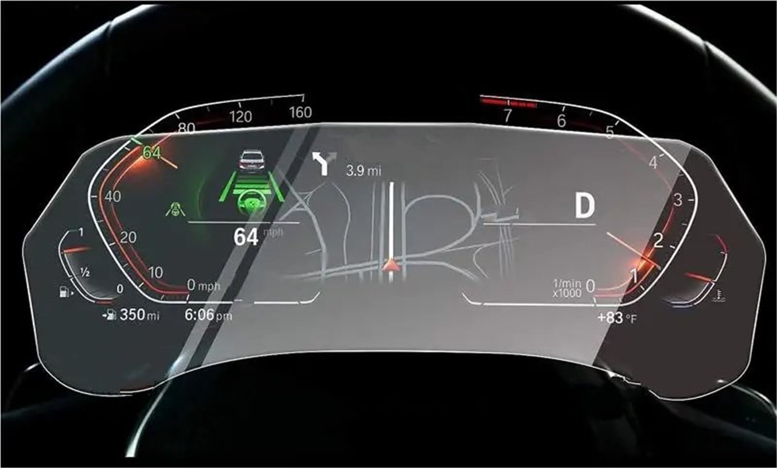 Displayschutzfolie Schutzfolie Aus Gehärtetem Glas Für IX3 2019 2020 2021 2022 Auto-Zentralbildschirm GPS-Navigationsradio-Innenaufkleber Navigation Schutzfolie(Instrument B,2019-2021) von SGHFUVE