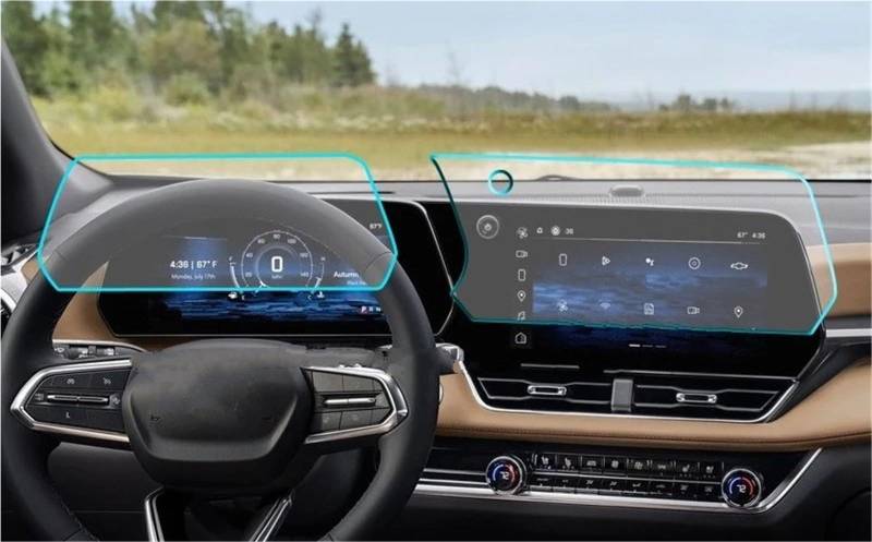 Displayschutzfolie TPU-Displayschutzfolie Für Chevrolet Für Equinox 2025, Auto-Infotainment-Bildschirm, Navigationsschutz, Armaturenbrett-Zubehör, Film Navigation Schutzfolie von SGHFUVE