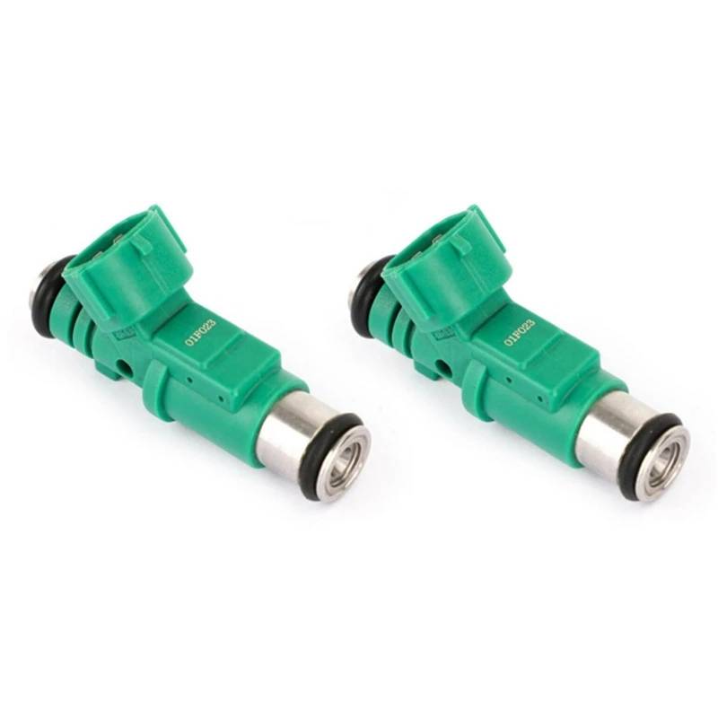 Einspritzventil Kraftstoffinjektor 01F023 1984G0 9655833580 Für Citroen Für C3 Für C2 Für Nemo Einspritz Düse(Green 2 Pieces) von SGHFUVE