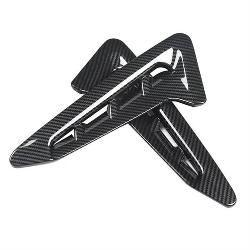 Front Stoßstange Grille Auto ABS Seitenkörper Ansauggitter Kotflügel Entlüftungsdekoration Abdeckung Verkleidung Für X3 G01 2018 2019 2020 Kühlergitter(Carbon Fiber Pattern) von SGHFUVE