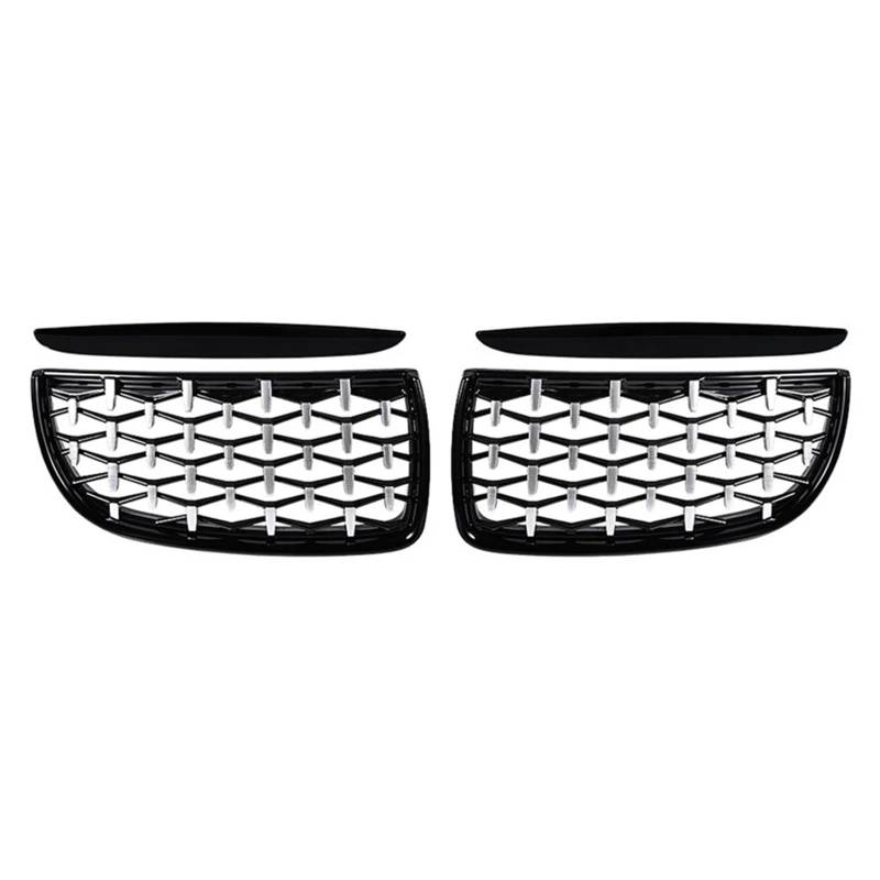 Front Stoßstange Grille Für 3er E90 E91 325I 328I 335I Pre-LCI 2005 2006 2007 2008 Diamant Meteor Kühlergrill Kühlergitter von SGHFUVE