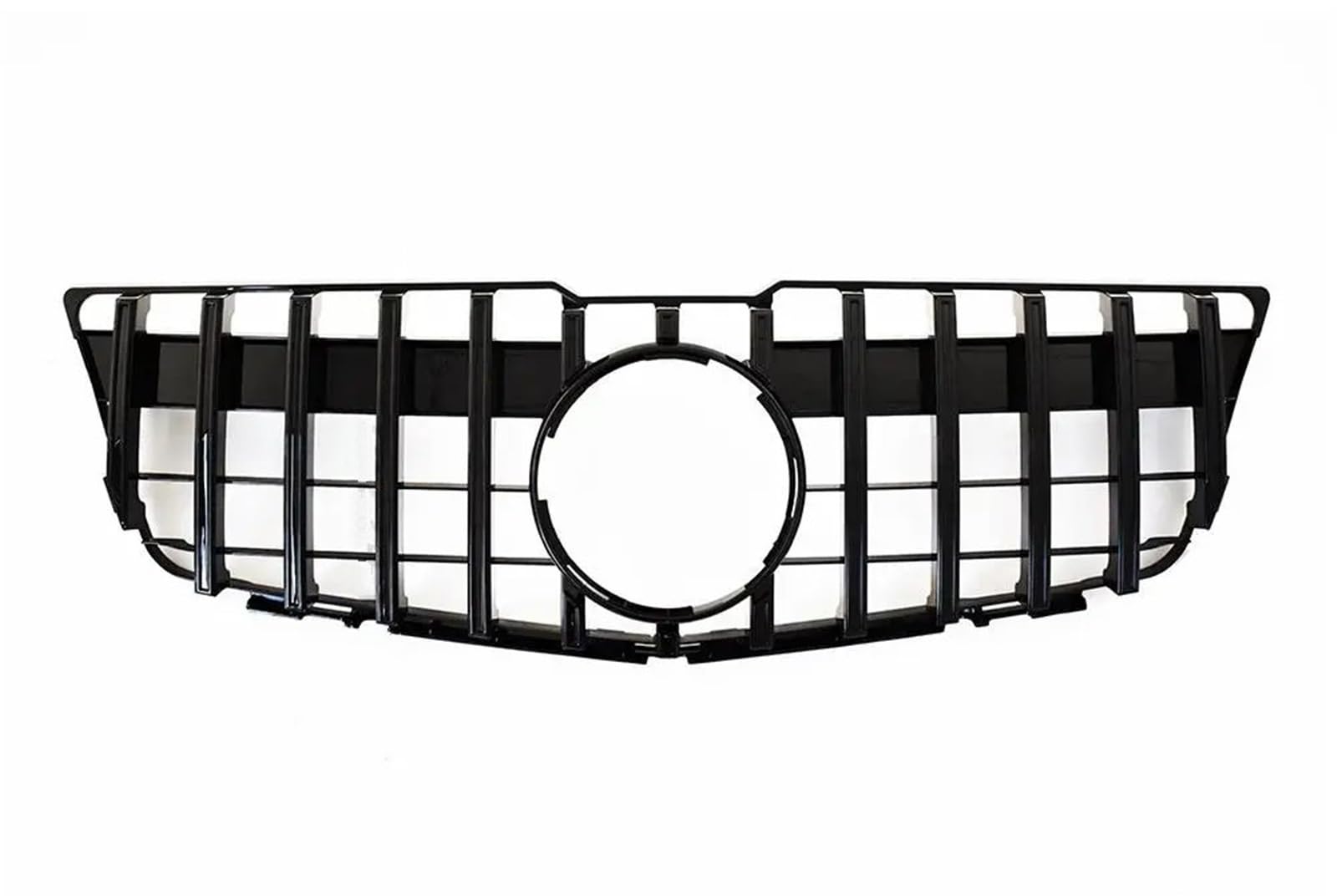 Front Stoßstange Grille Für Benz Für GLK X204 2008 2009 2010 2011 2012 2013 2014 2015 Sport Front Hood Grille Racing Stoßstange Grill Kühlergitter(2008-2012 Type A Black) von SGHFUVE