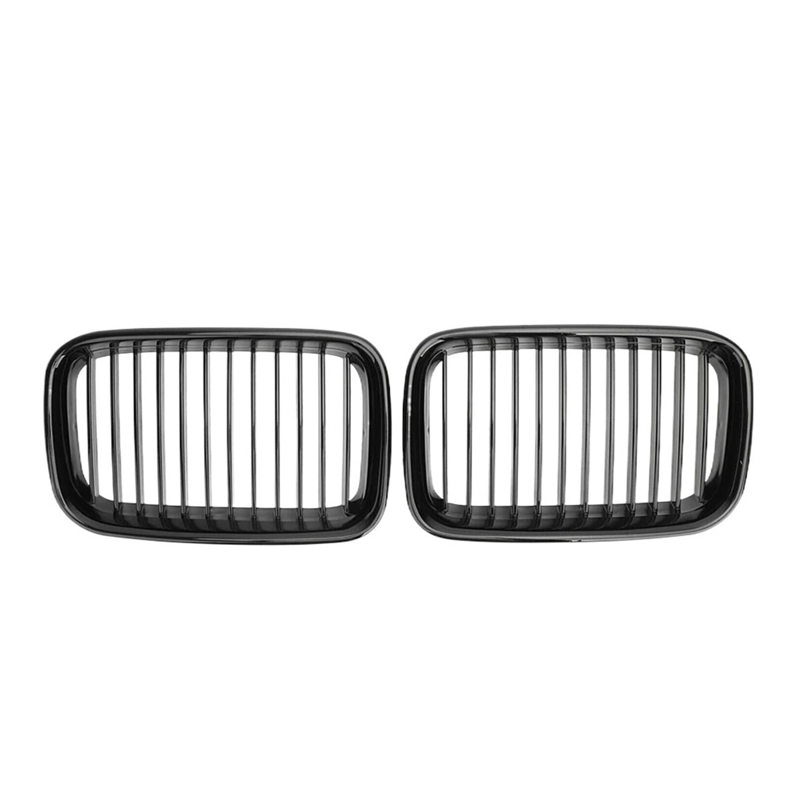 Front Stoßstange Grille Für E36 1992 1993 1994 1995 1996 318i 325i Für M3 Front Stoßstange Nieren Gitter Einzelnen Racing Gitter 51138122237 51138122238 Kühlergitter(Single-Glossy Black) von SGHFUVE