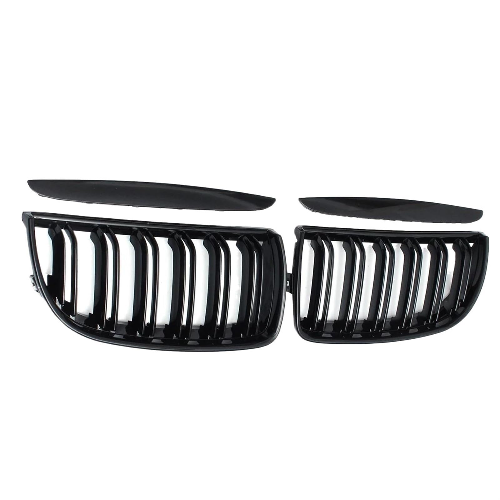 Front Stoßstange Grille Für E90 E91 3 Serie 323i 328i 335i 330i 325i 2005 2006 2007 2008 Auto Vorderen Stoßfänger Racing GrilleDouble Lamellen Sport Grille Kühlergitter von SGHFUVE