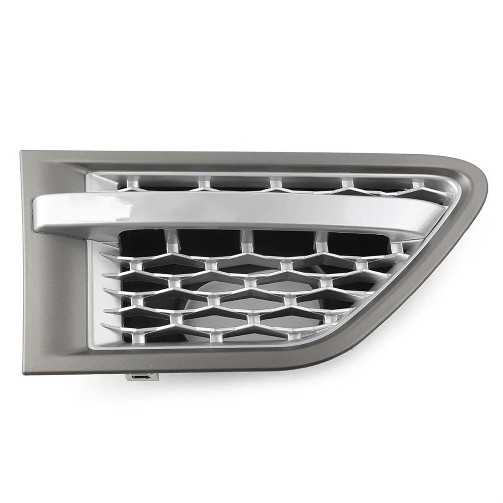 Front Stoßstange Grille Für Land Für Rover Für Range Für Rover Sport 2010 2011 2012 2013 1 Stücke Vorne Rechts Auto Seite Kotflügel Air Vent Grille Grill Kühlergitter(Gray Silver) von SGHFUVE