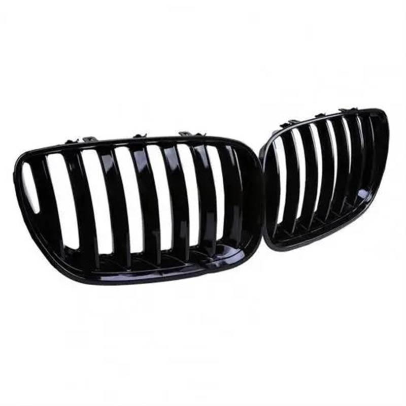 Front Stoßstange Grille Für X5 E53 2004 2005 2006 1 Paar Autogitter Einzellinie ABS Auto Fronthaubengrill 51137113733 51137113734 Kühlergitter von SGHFUVE