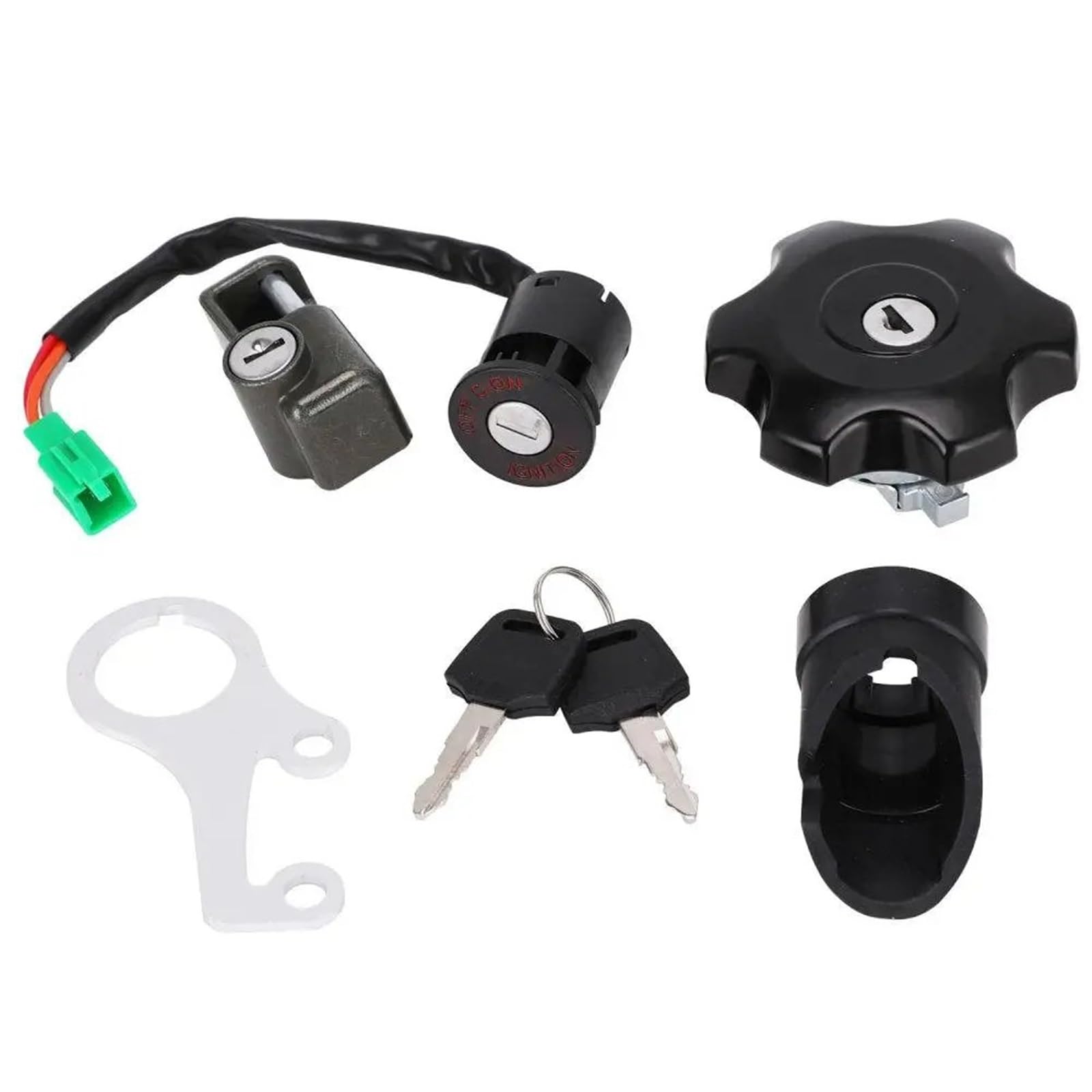 Motorrad Zündungen Für Suzuki Für DRZ400SM DRZ 400SM 2005-2019 Motorrad Zündschlüssel Tankdeckel Helm Lock Set Zündeinheit von SGHFUVE