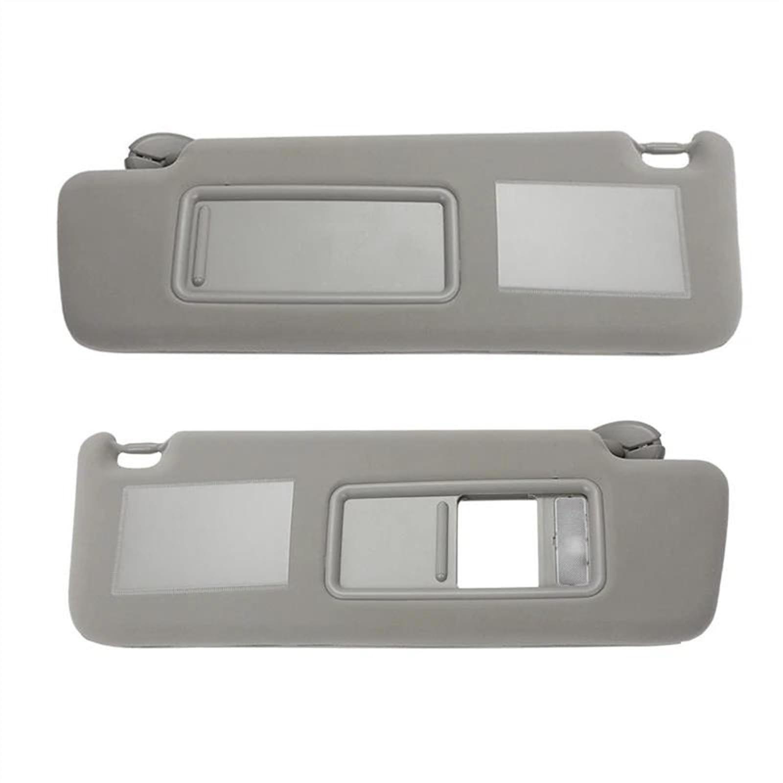 Polarisierte Sonnenblende Auto Sonnenblende Für Toyota Für Land Für Cruiser J12 Für Prado LC 2002-2008 2009 Sonnenblende Schatten Fahrer Beifahrerseite Auto Sonnenschutz(Gray 1 Set) von SGHFUVE