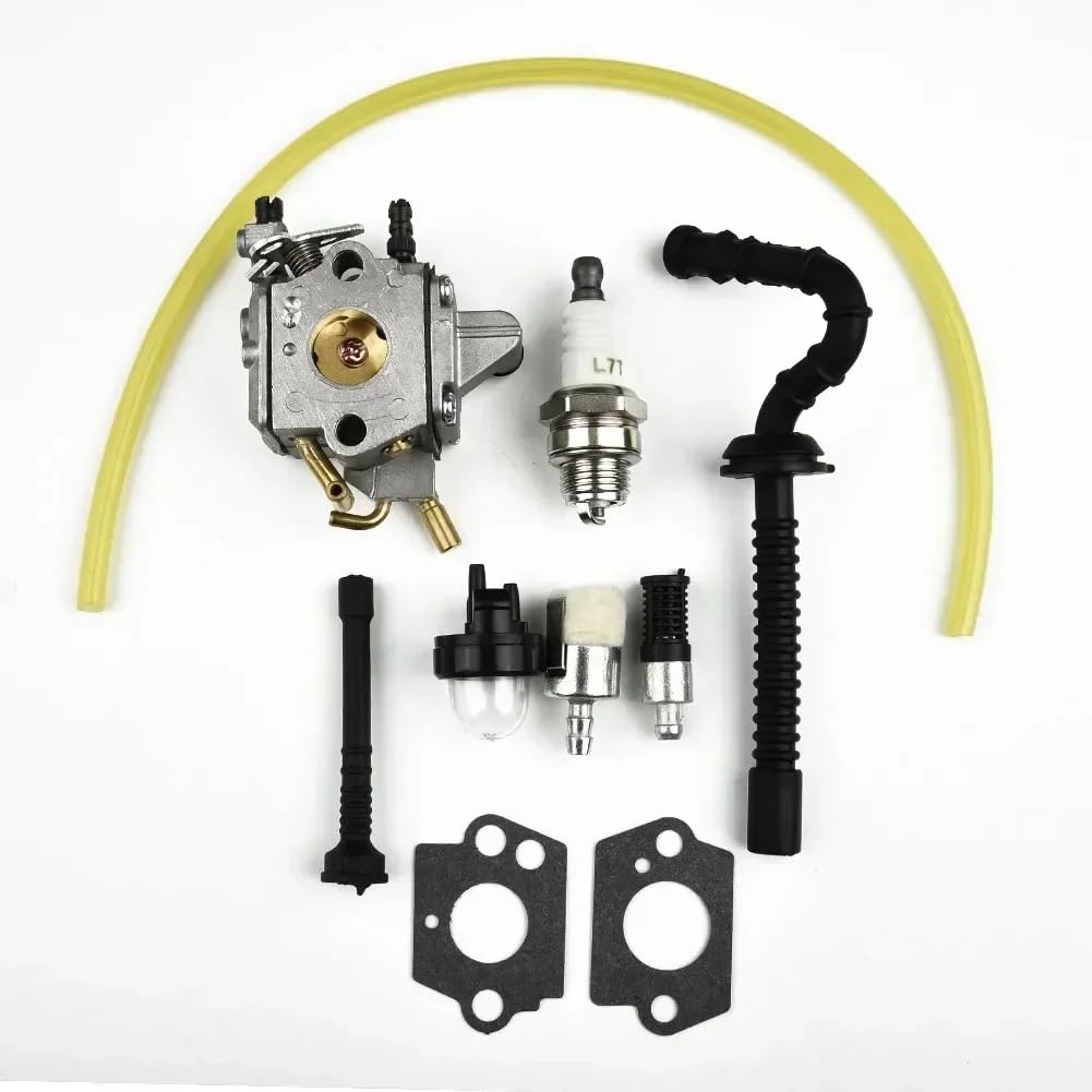 Vergaser Kit for Stihl MS192 MS192T MS192TC Kettensäge for Zama C1Q-S258 Carb Kraftstoff Schlauch Ersetzen for ZAMA C1Q-S258 Trimmer teile von SGREHJDR