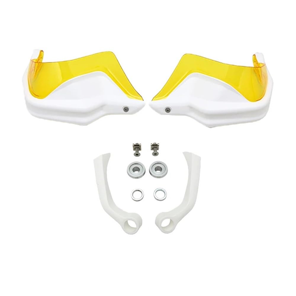 Motorrad-Lenker-Handschutz Für B&MW F800GS ADV F800 GS F 800GS Abenteuer 2013-2022 2018 2019 2020 2021 Carbon Motorrad Handschutz Hand Schild Schutz(White Yellow Set) von SGRYGSAEA