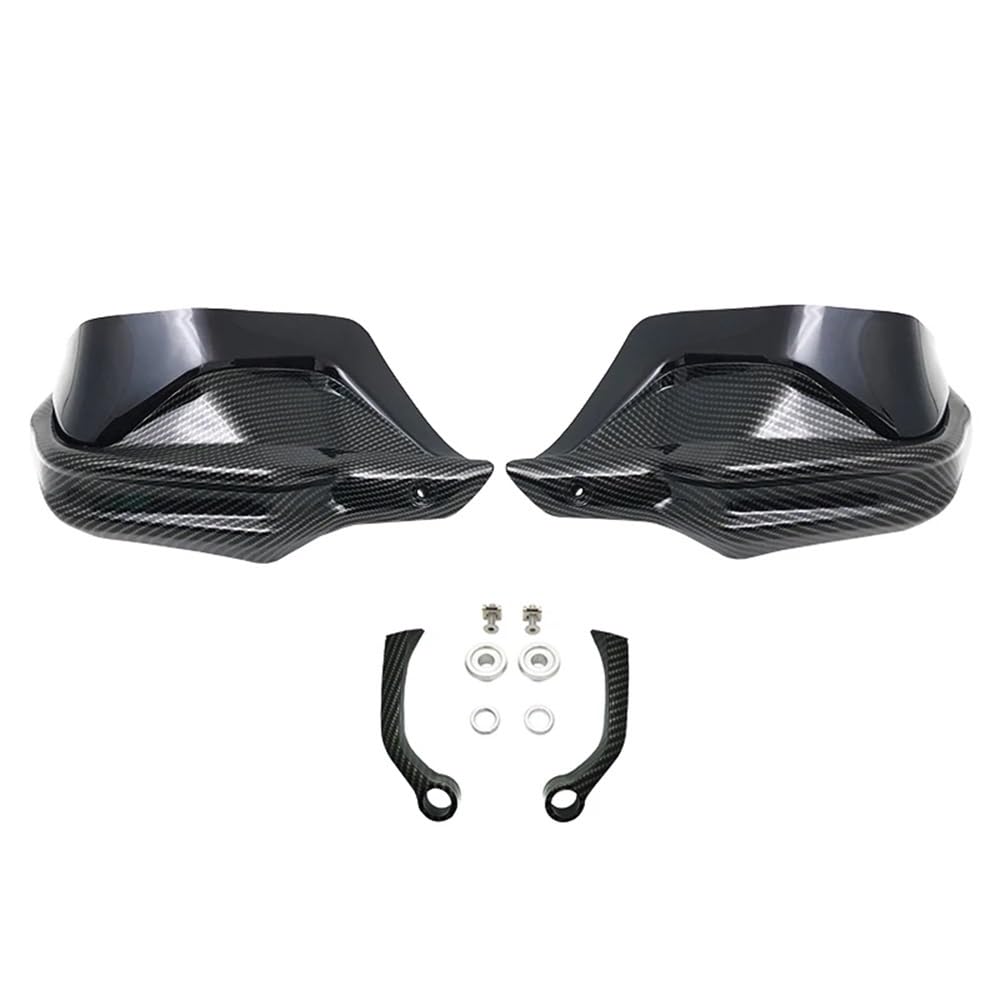 Motorrad-Lenker-Handschutz Für B&MW F800GS ADV F800 GS F 800GS Abenteuer 2013-2022 2020 2021 Motorrad Handschutz Schild Hand Schutzfolie Windschutzscheibe(Carbon Black Set) von SGRYGSAEA