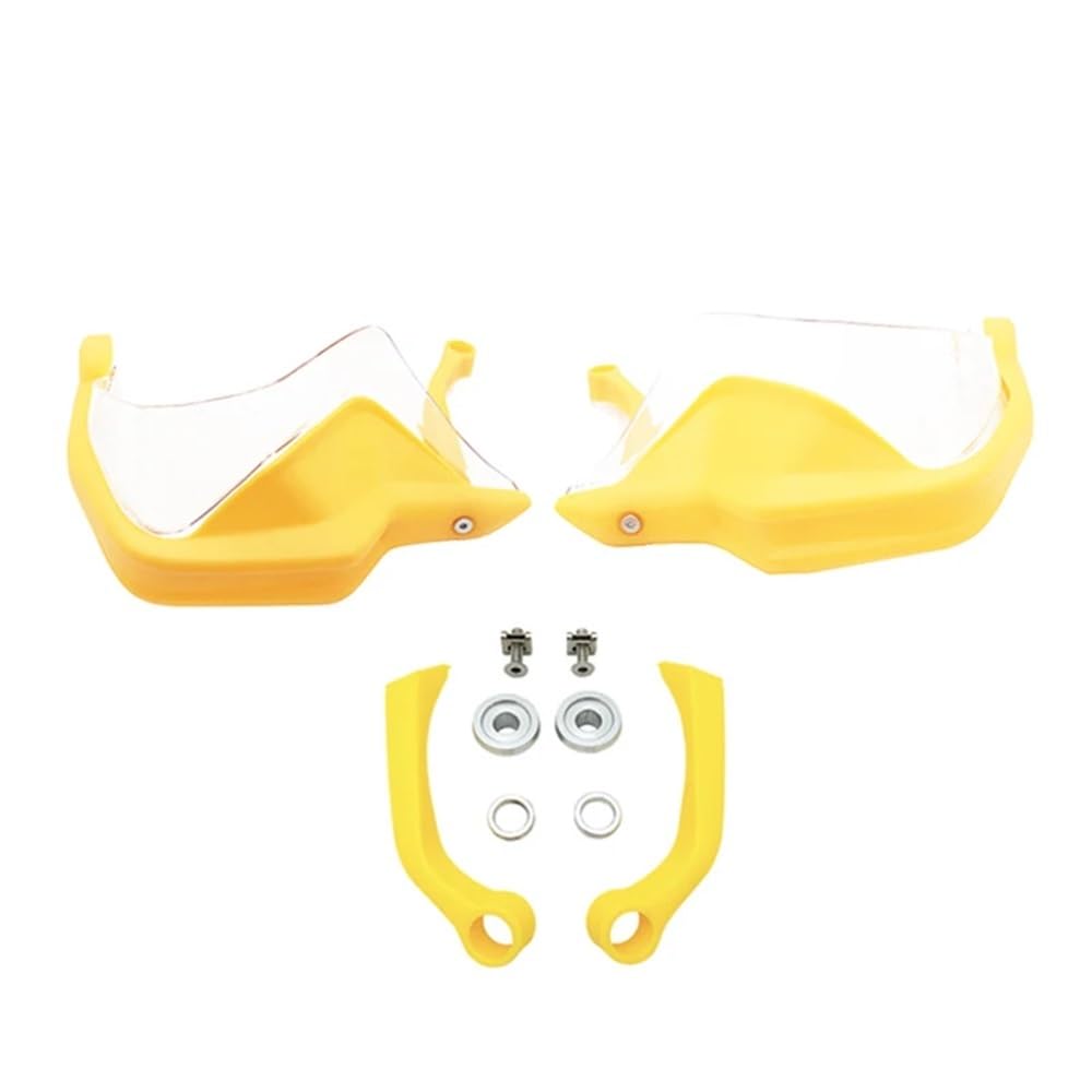 Motorrad-Lenker-Handschutz Für B&MW F800GS ADV F800 GS F 800GS Abenteuer 2013-2022 2020 2021 Motorrad Handschutz Schild Hand Schutzfolie Windschutzscheibe(Yellow Clear Set) von SGRYGSAEA