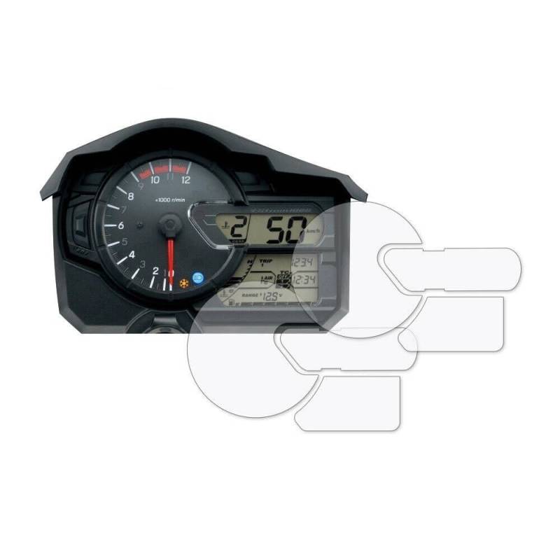 SGRYGSAEA Motorrad-Displayschutz Für Suzuki V-Strom 650 DL1000 V-STROM1000 V-STROM650 Motorrad Instrument Cluster Kratzschutz Film Displayschutzfolie(2PCS) von SGRYGSAEA