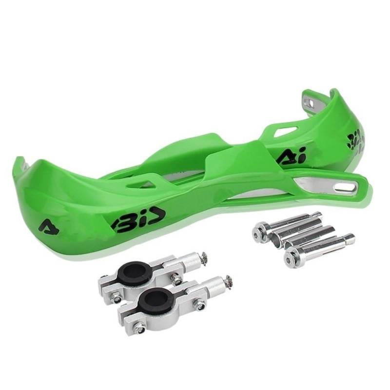 SGRYGSAEA Motorrad-Lenker-Handschutz 22MM 28MM Motorrad Hand Guards Griff Schutz Handschutz Lenker Schutz Für H&ONDA Für Y&AMAHA Für Suzuki(22 28mm Green) von SGRYGSAEA