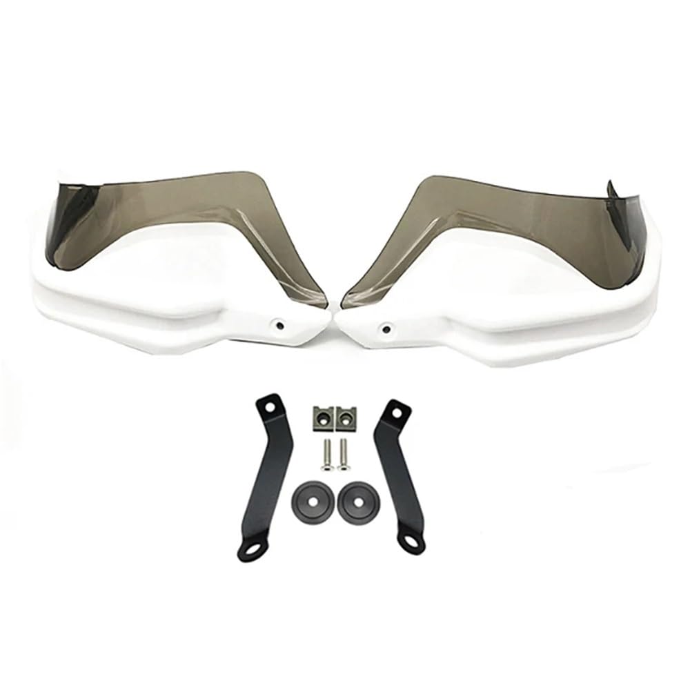 SGRYGSAEA Motorrad-Lenker-Handschutz Für H&ONDA NC750X DCT NC750S NC700X NC 750X2013-2023 Motorrad Handprotektoren Guards Windschutzscheibe Hand Wind Schutz(White Brown Set) von SGRYGSAEA