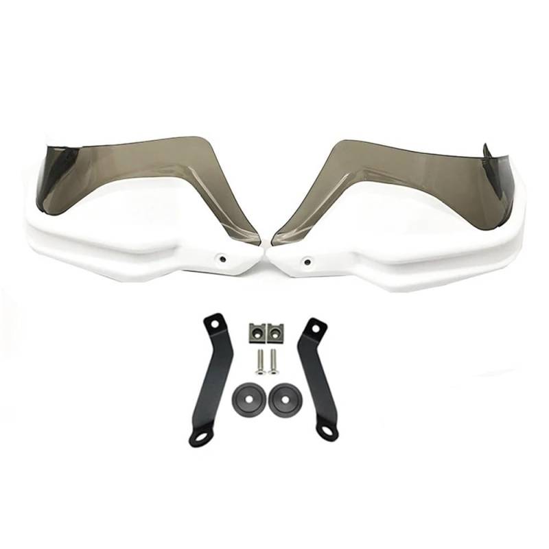 SGRYGSAEA Motorrad-Lenker-Handschutz Für H&ONDA NX500 NX400 NX 500 2023 2024 Dedizierter Handschutz Motorrad NX 500 Handprotektoren Lenkerschützer Windschutzscheibe(White Green Set) von SGRYGSAEA