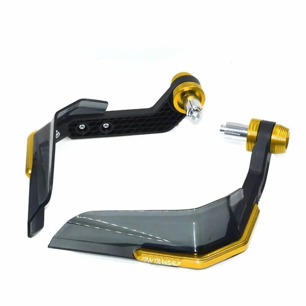 SGRYGSAEA Motorrad-Lenker-Handschutz Für H&ONDA TRANSALP XL750 TRANSALP XL 750 2023-2024 Motorrad Handschutz Schild Hand Schutzfolie Windschutzscheibe Windschutz(Gold) von SGRYGSAEA