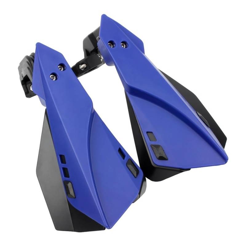 SGRYGSAEA Motorrad-Lenker-Handschutz Für KA&WA&SAKI Für Suzuki Für H&ONDA Für Y&AMAHA Motorrad Handschutz Handschutz Schutz Griff Bar Bürste Bar Handprotektoren Motocross(Blue) von SGRYGSAEA