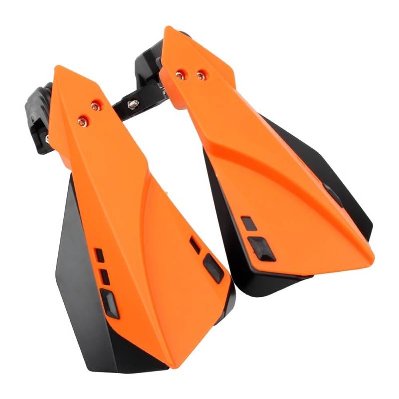 SGRYGSAEA Motorrad-Lenker-Handschutz Für KA&WA&SAKI Für Suzuki Für H&ONDA Für Y&AMAHA Motorrad Handschutz Handschutz Schutz Griff Bar Bürste Bar Handprotektoren Motocross(Orange) von SGRYGSAEA