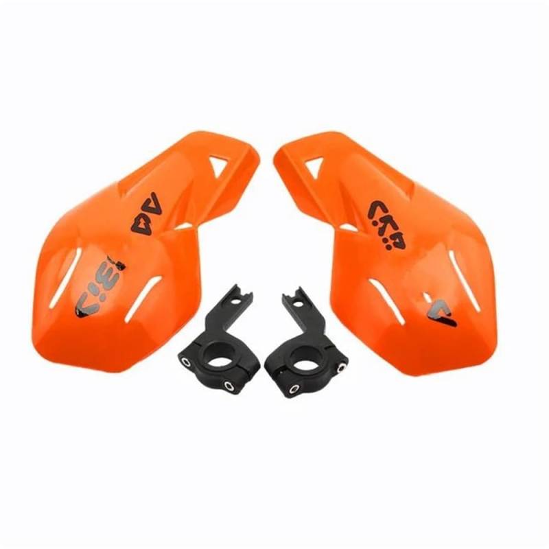 SGRYGSAEA Motorrad-Lenker-Handschutz Motorradhandschützer Geeignet Für KA&WA&SAKI Geeignet Für H&ONDA Geeignet Für Y&AMAHA Allgemeines Fahrrad-Offroad-Motorrad(Orange) von SGRYGSAEA