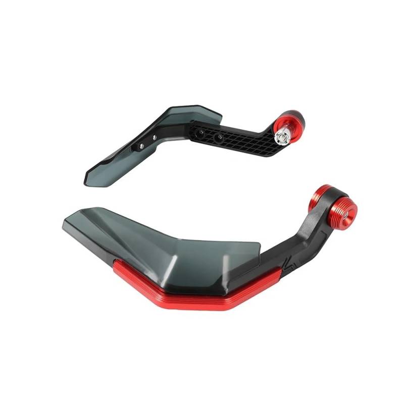 SGRYGSAEA Motorrad-Lenker-Handschutz Universal Modifikation 7/8" Lenker Schutzausrüstung Motorrad Handschutz Handschutz Schild Winddicht Motorrad Motocross(Red) von SGRYGSAEA