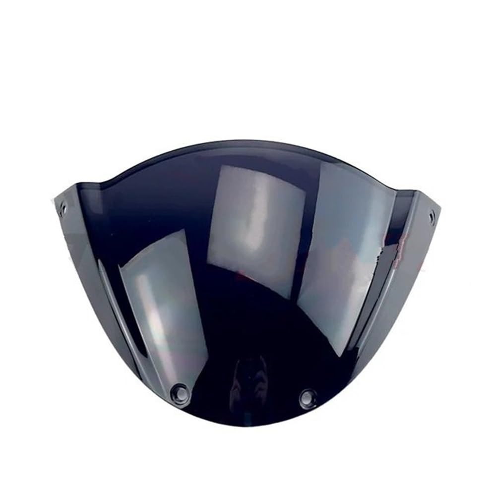 SGRYGSAEA Motorrad Windschild Für 696 796 1100 1100S 1100 EVO Motorrad Sport Windschutzscheibe Kopf Abdeckung Windschutz Deflektor Viser Visier(Black) von SGRYGSAEA