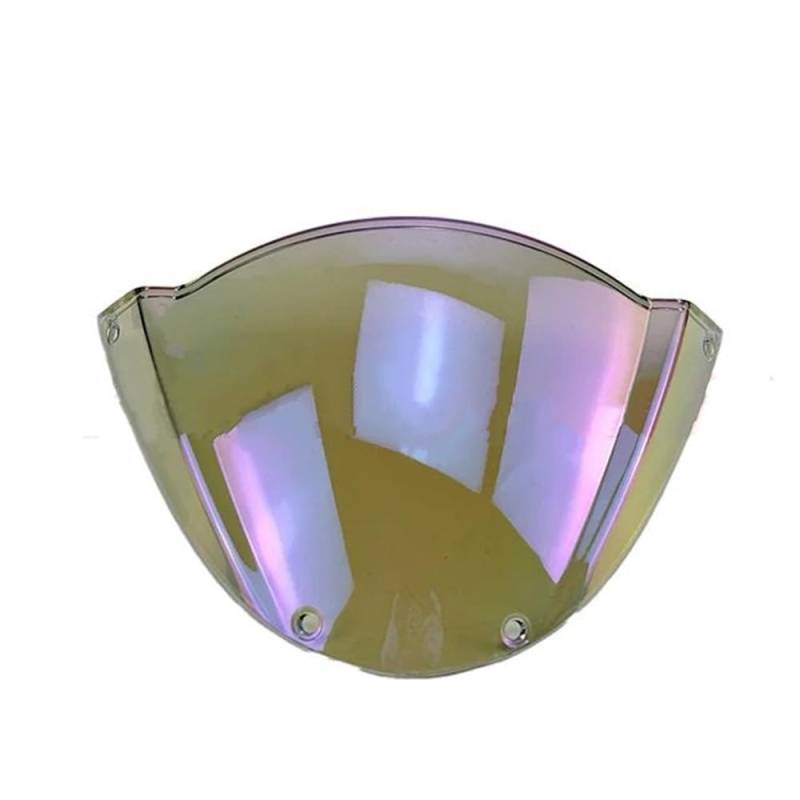 SGRYGSAEA Motorrad Windschild Für 696 796 1100 1100S 1100 EVO Motorrad Sport Windschutzscheibe Kopf Abdeckung Windschutz Deflektor Viser Visier(Light Rainbow) von SGRYGSAEA