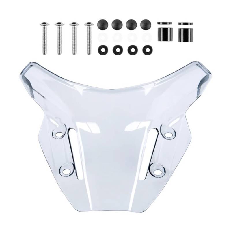 SGRYGSAEA Motorrad Windschild Für FZ09 Für MT09 Sport Touring Windschutzscheibe Windschutz Für MT-09 Für MT 09 2021 2022 2023 Motorrad Windabweiser Schild Bildschirm(Light Smoke) von SGRYGSAEA