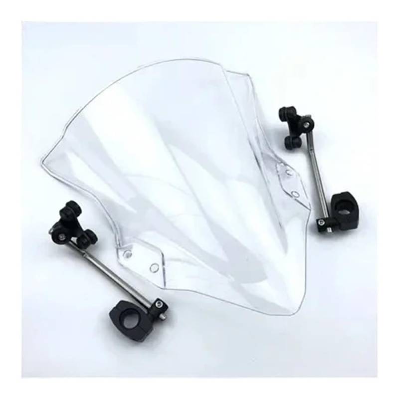 SGRYGSAEA Motorrad Windschild Für Für FZ8 Für FZ8N Für XJ6 Für MT-01 Für MT03 Für MT07 Für MT 2013 Windschutzscheibe Halterung Bildschirm Für MT125 Für FZ Für FZ1 Für FZ6(Clear) von SGRYGSAEA