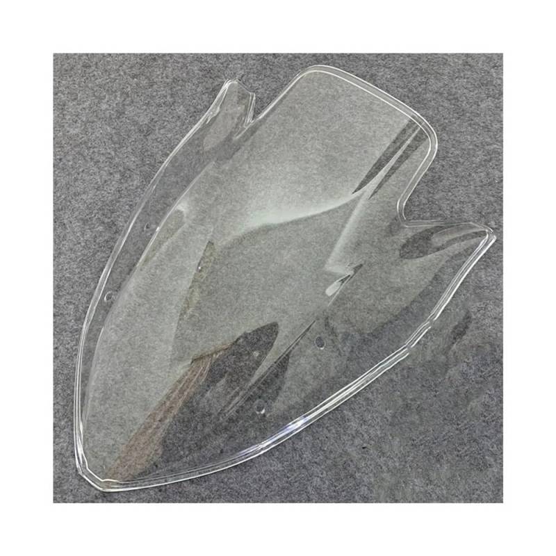 SGRYGSAEA Motorrad Windschild Für Für Z750 Für Z1000 2003 2004 2005 2006 Für Z 750 Für Z 1000 Motorrad Windabweiser Doppel Blase Windschutzscheibe(Clear) von SGRYGSAEA