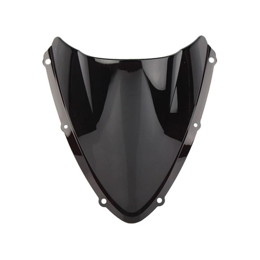 SGRYGSAEA Motorrad Windschild Für GSXR750 Für GSXR 600 750 Für K8 2008 2009 2010 Double Bubble Windschutzscheibe Deflektor Schutz Wind Bildschirm Für Suzuki Für GSXR600(Black) von SGRYGSAEA