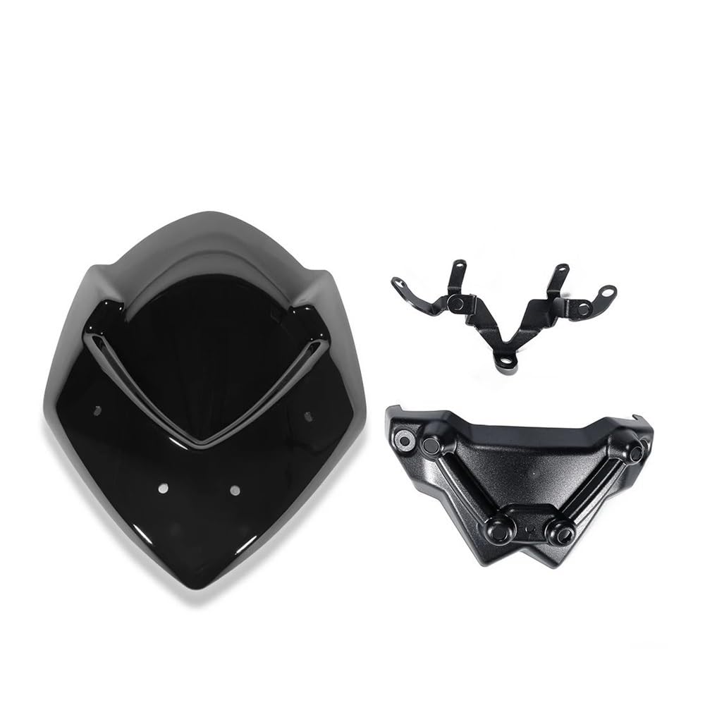 SGRYGSAEA Motorrad Windschild Für GSXS Für GSX-S 1000 Windschutzscheibe Windabweiser Motorrad Für GSXS 1000 2015-2020 Für Suzuki Für GSX-S1000 Für GSXS1000(Black) von SGRYGSAEA