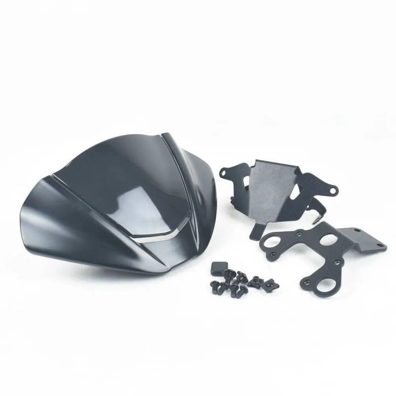 SGRYGSAEA Motorrad Windschild Für Monster 950 Monster 937 2021 2022 Motorrad Windschutzscheibe Windschutz Schild Deflektor Abdeckung Zubehör(Black Black Wind) von SGRYGSAEA