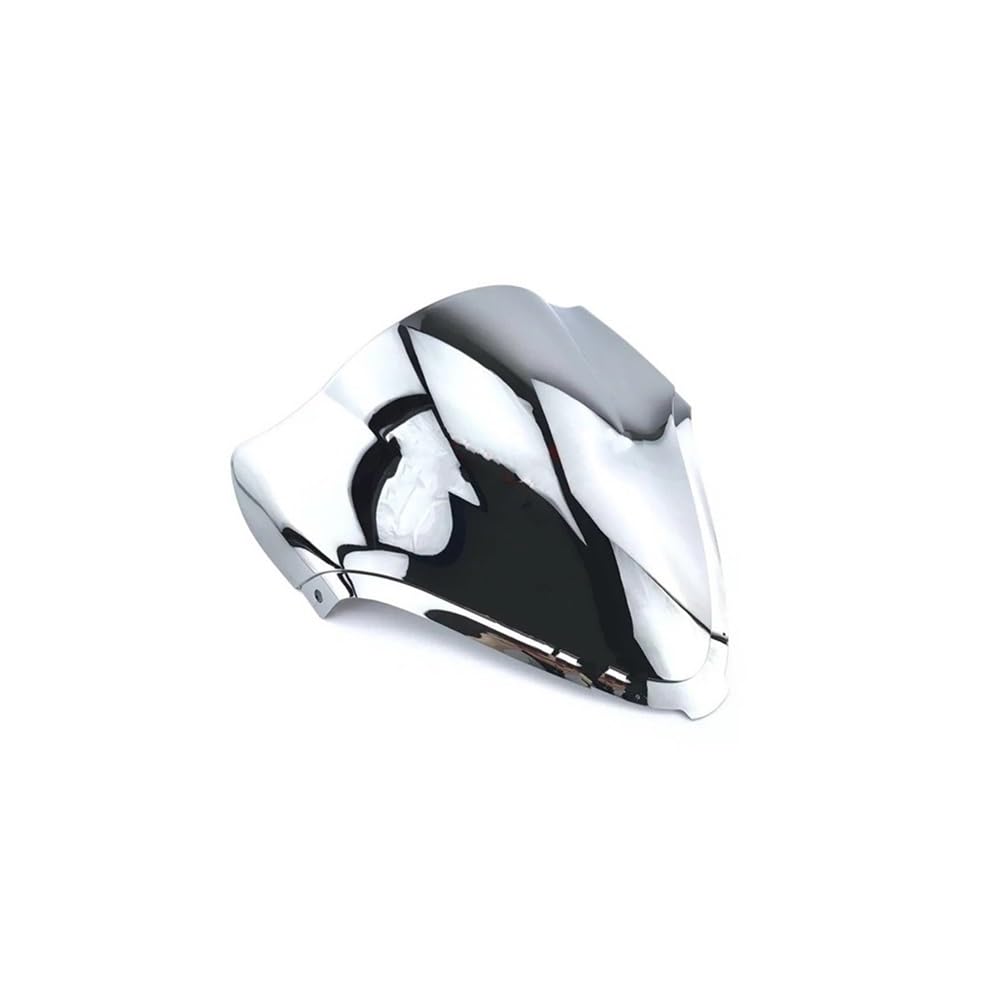 SGRYGSAEA Motorrad Windschild Für Suzuki Für GSX1300R Für GSX 1300R 2008 2009 2010 2011 2012 2013 2014 2015 2016 Motorrad Double Bubble Windschutzscheibe Windschutzscheibe(Chrome) von SGRYGSAEA