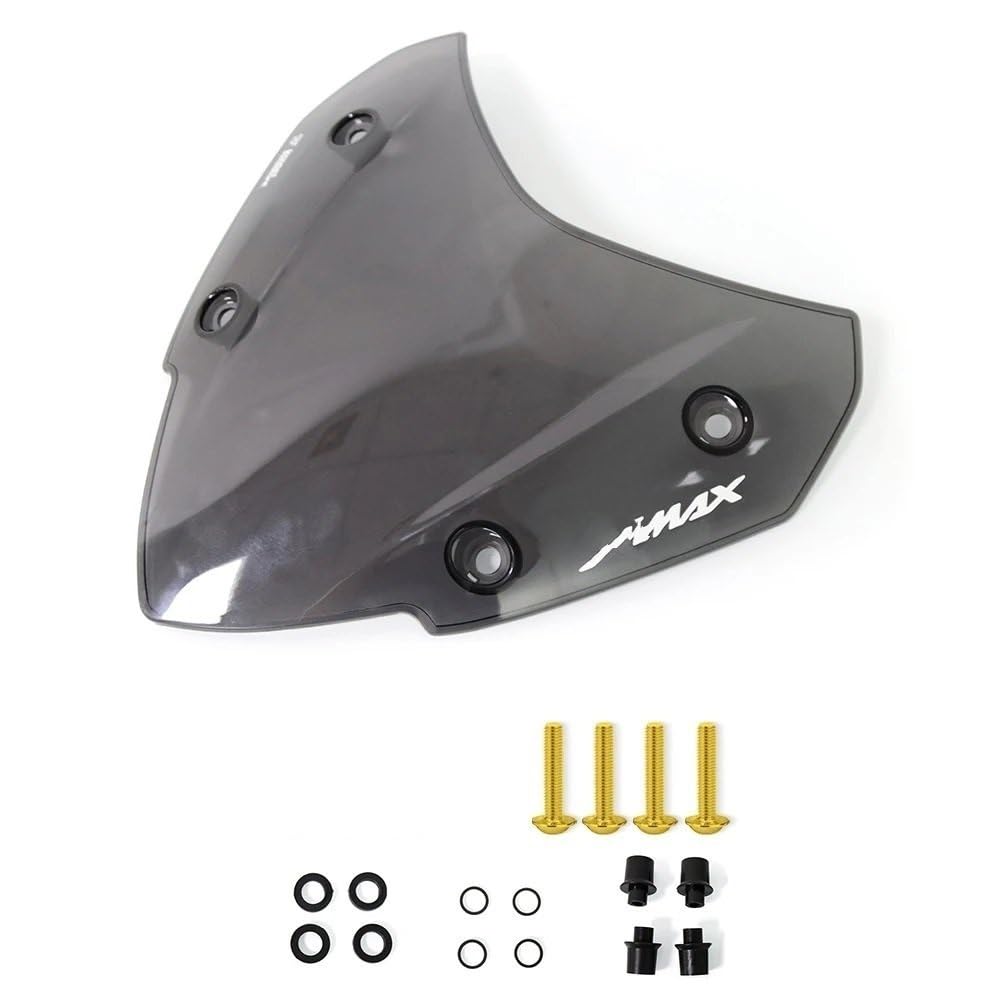 SGRYGSAEA Motorrad Windschild Für XMAX300 Xmax250 Xmax 250 X-MAX300 XMAX300 2017 2018 2019 2020 2021 Motorrad Sport Windschutzscheibe Windschutz Visier(Smoke) von SGRYGSAEA